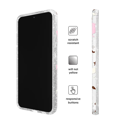 Pink Pony Glitter Samsung Case