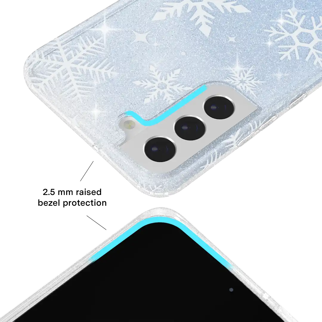 Snow Angel Glitter Samsung Case