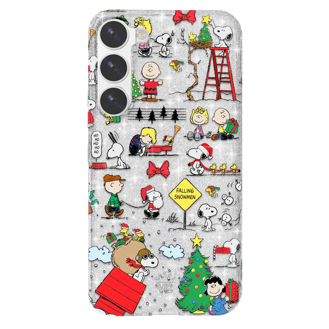 Snoopy Christmas Glitter Samsung Case