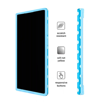 Aquamarine Polka Dot Samsung Case