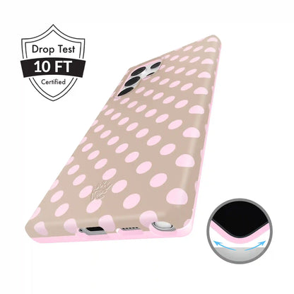 Brown Sugar Polka Dot Samsung Case