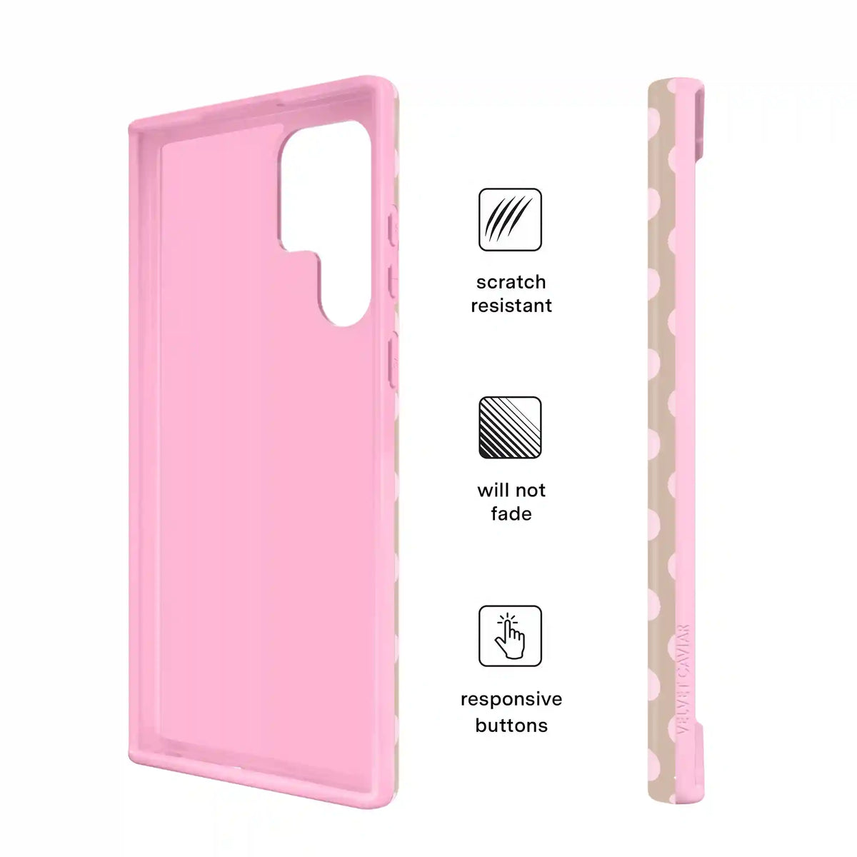 Brown Sugar Polka Dot Samsung Case