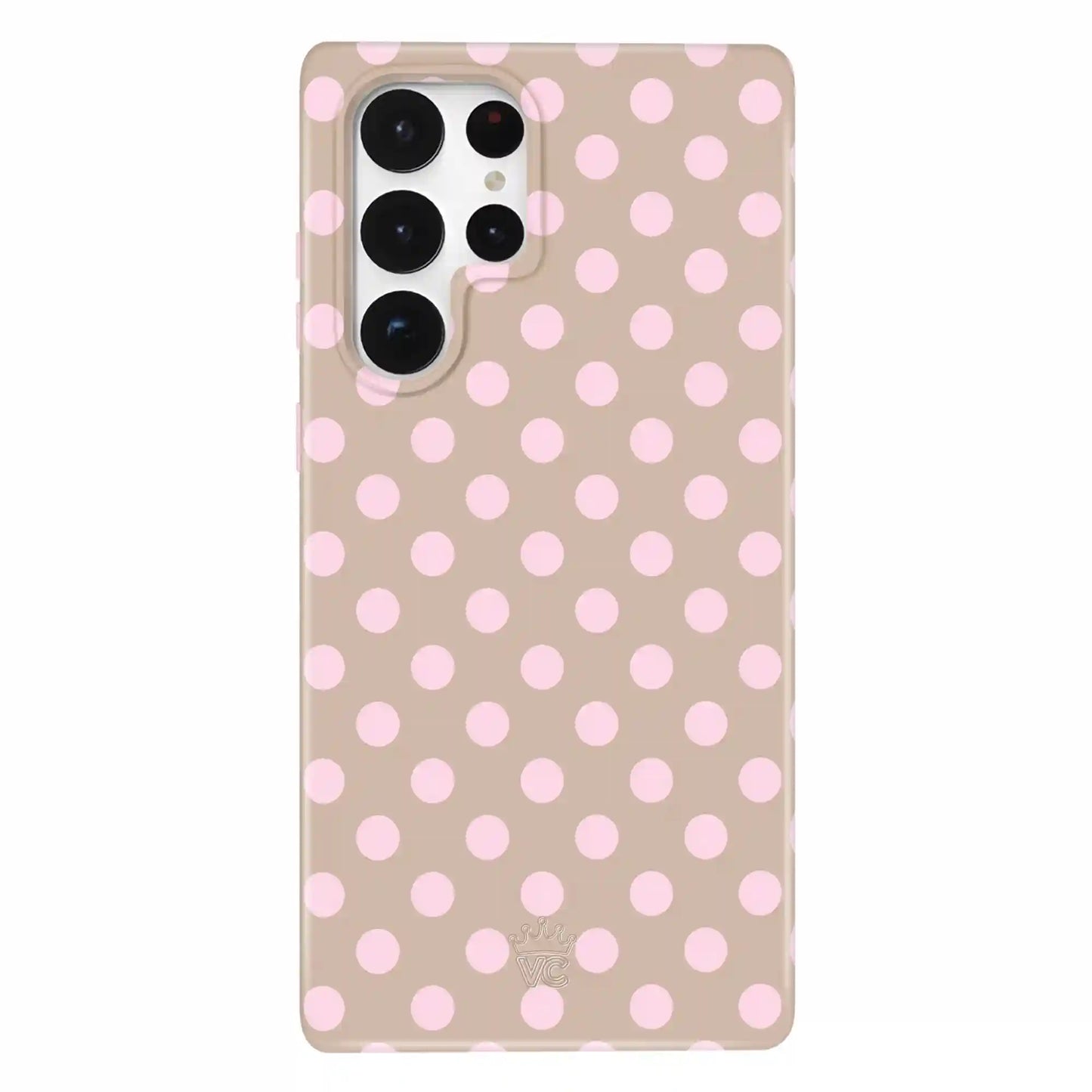 Brown Sugar Polka Dot Samsung Case