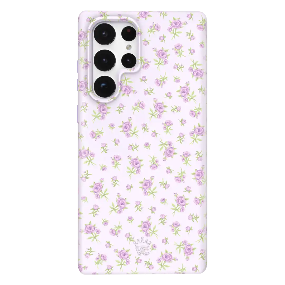 Dainty Lilac Floral Samsung Case