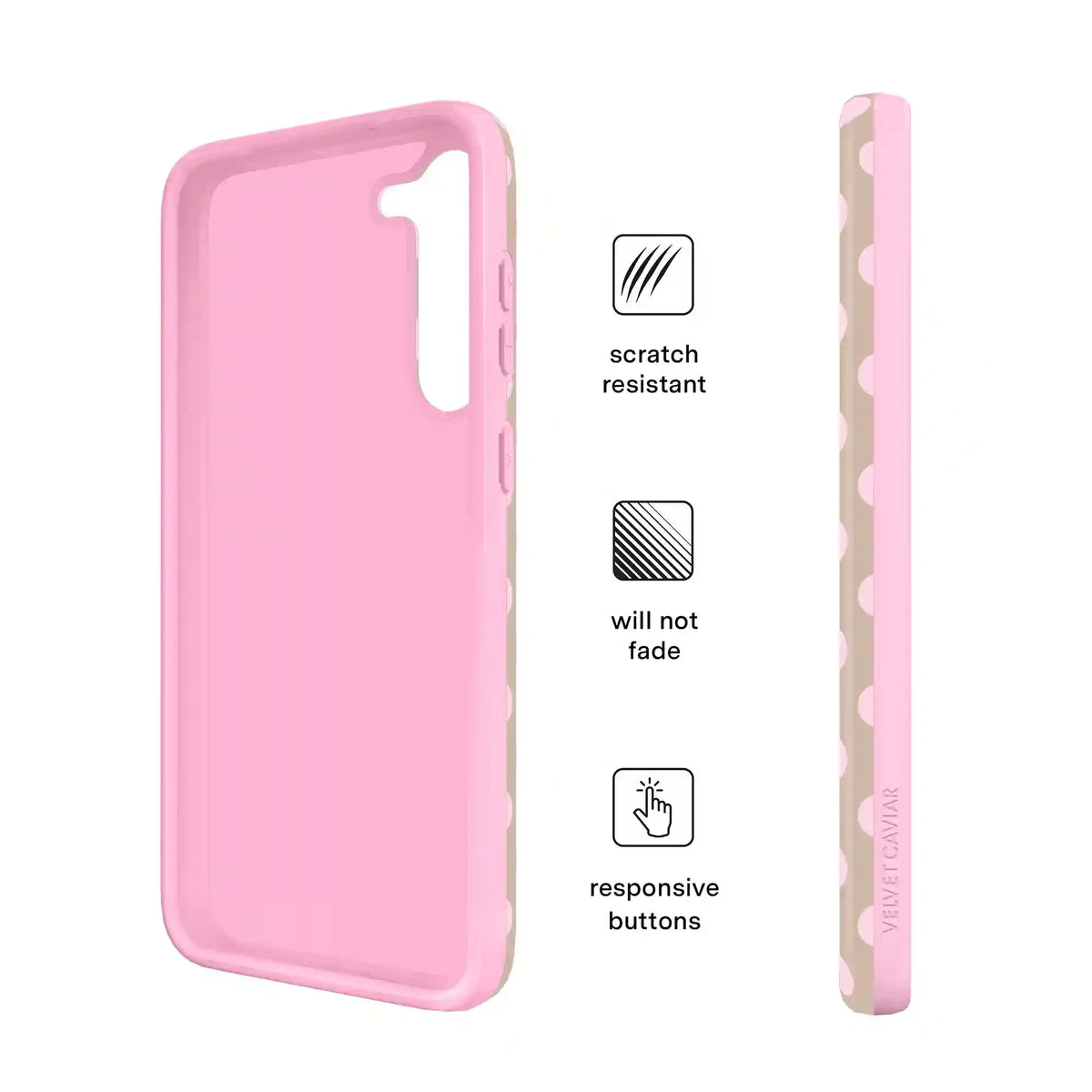 Brown Sugar Polka Dot Samsung Case