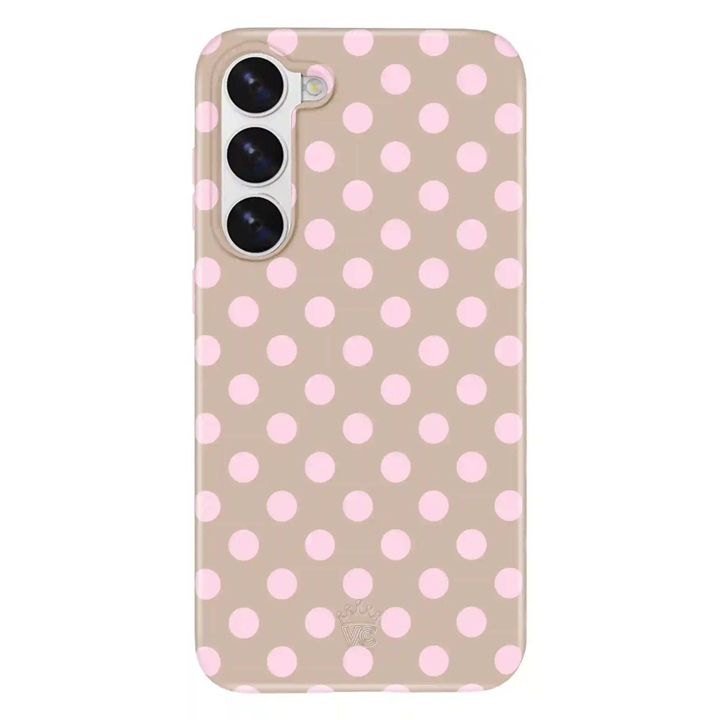 Brown Sugar Polka Dot Samsung Case