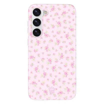 Dainty Pink Floral Samsung Case
