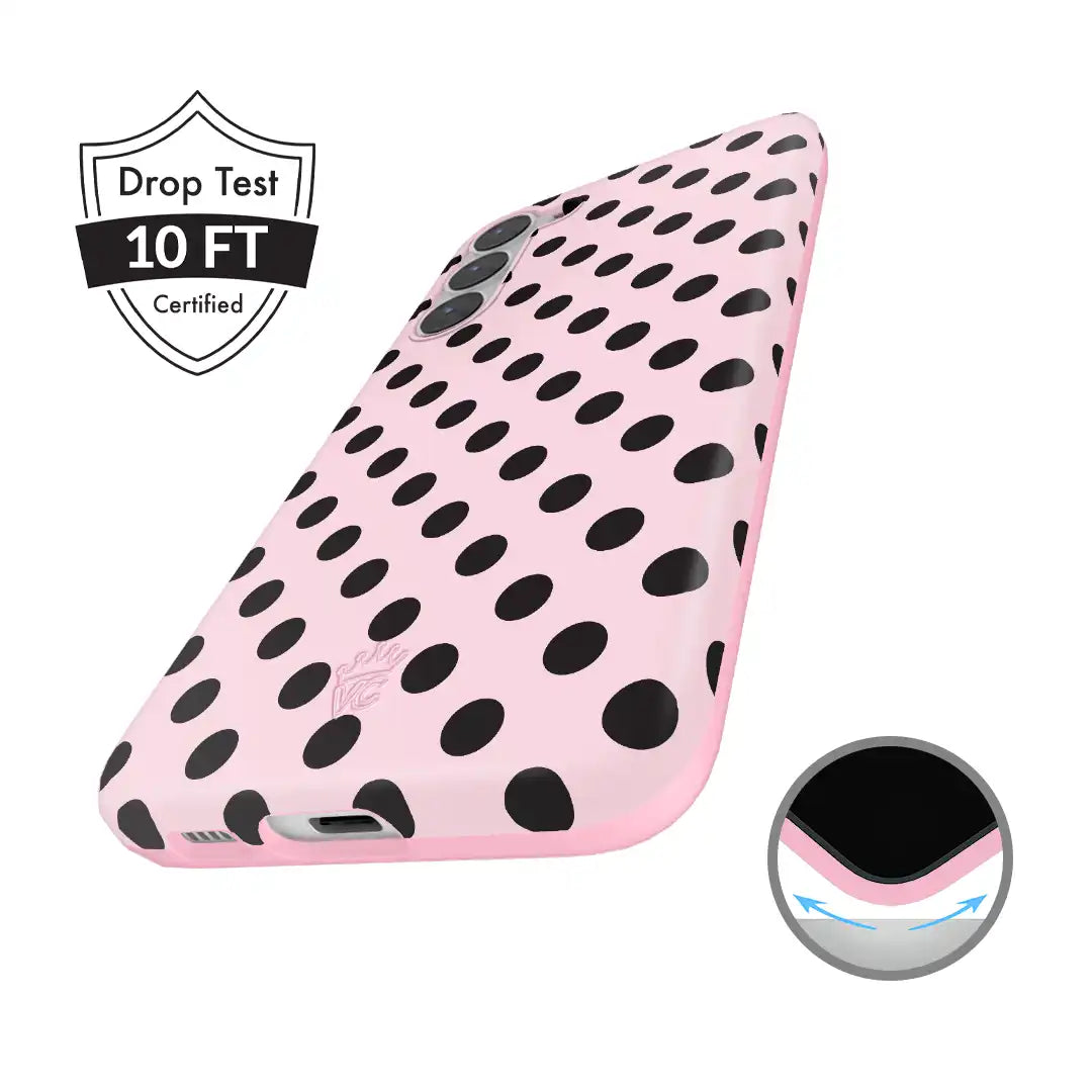 Princess Pink Polka Dot Samsung Case