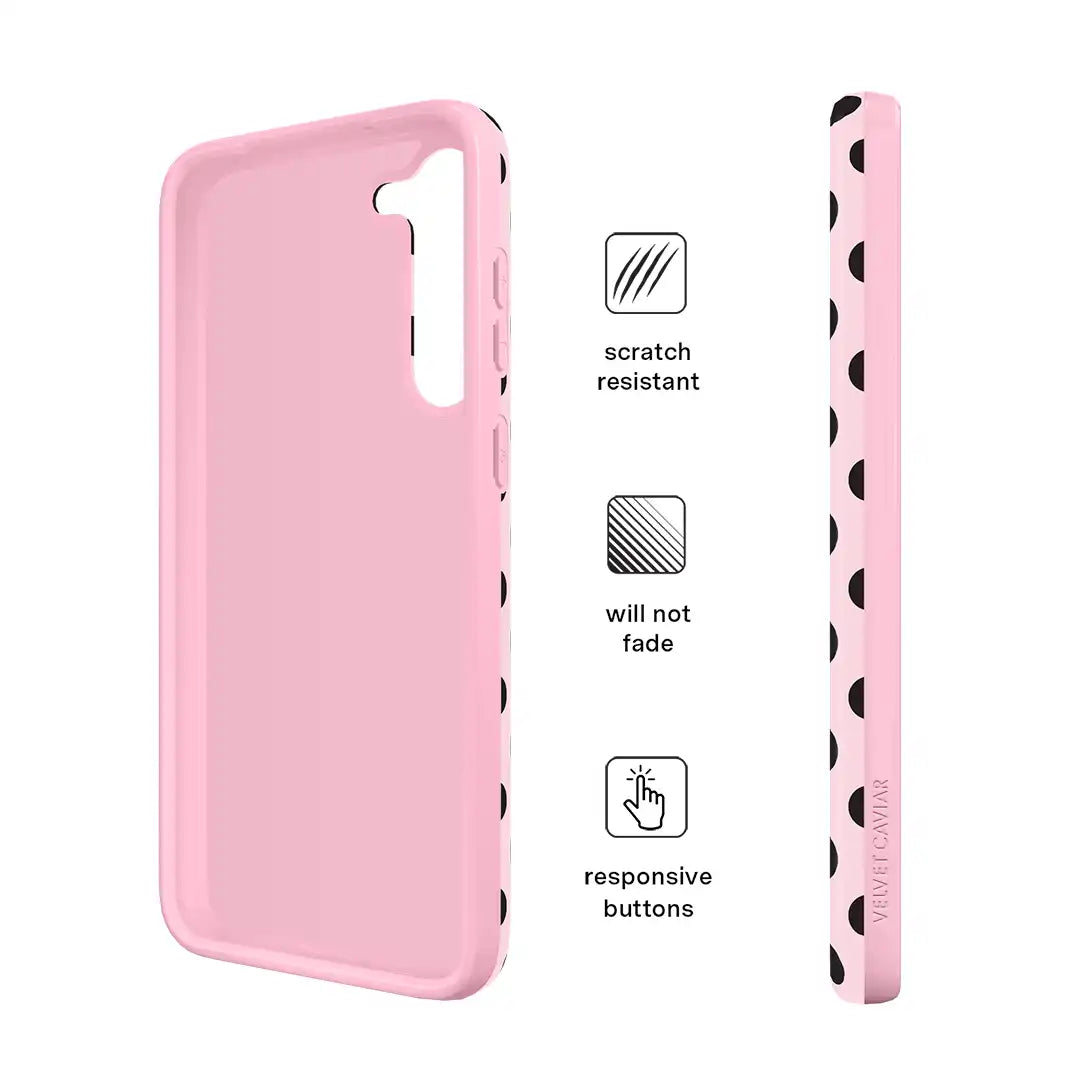 Princess Pink Polka Dot Samsung Case