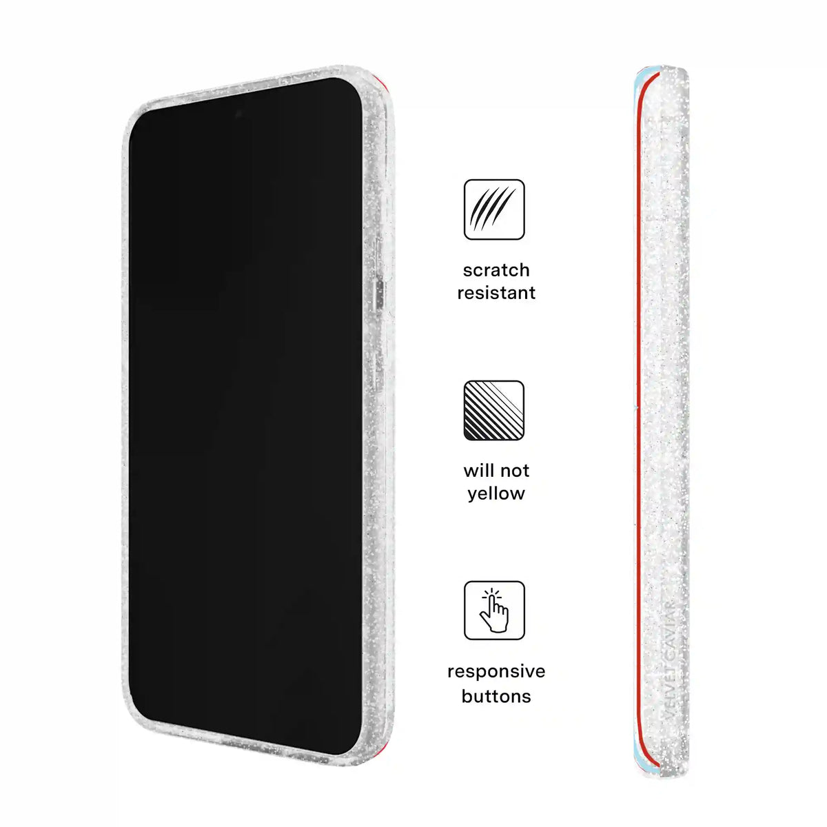 Stars & Stripes Glitter Samsung Case