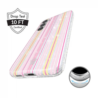 Sunkissed Stripes Glitter Samsung Case
