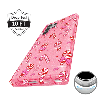 Pink Peppermint Princess Samsung Case