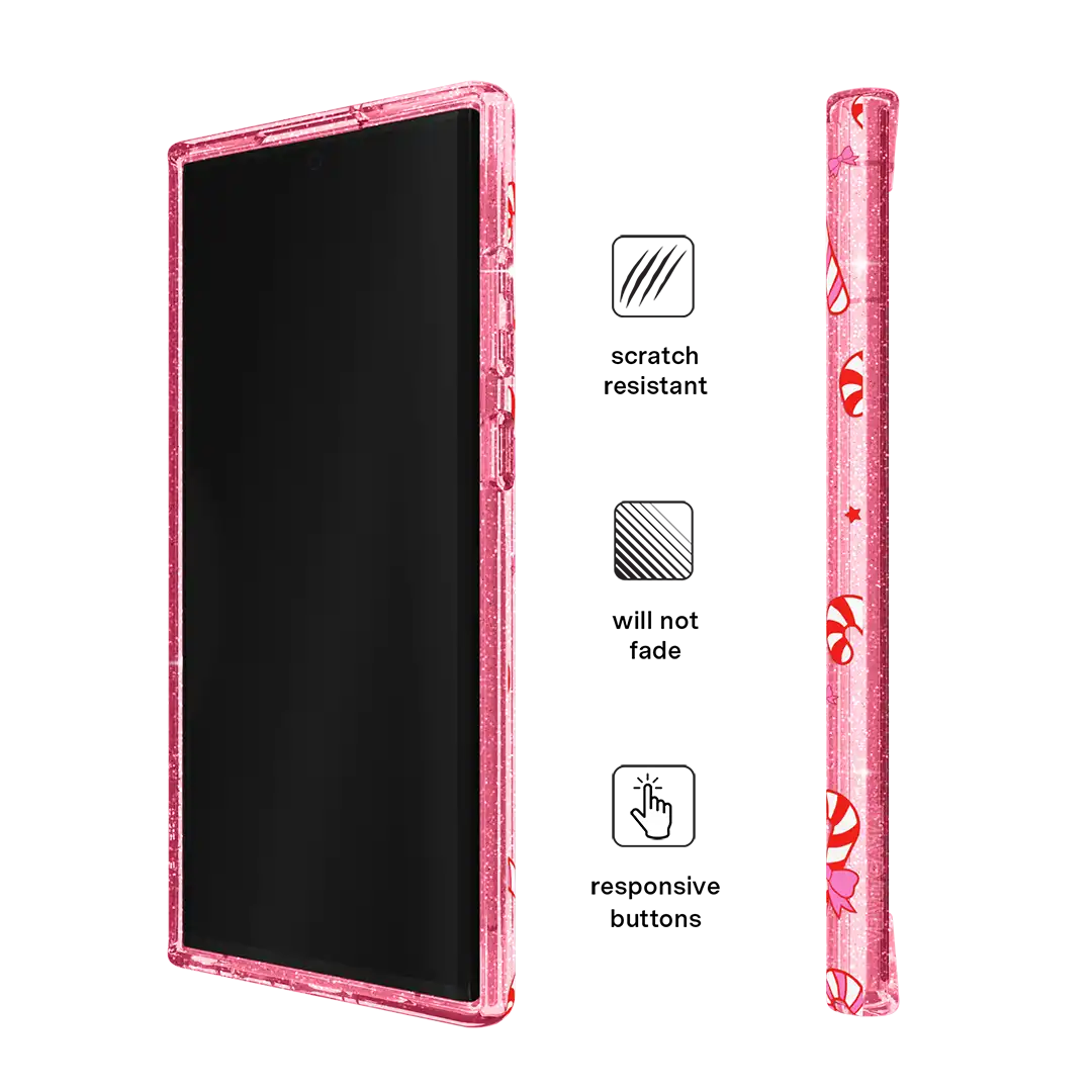 Pink Peppermint Princess Samsung Case