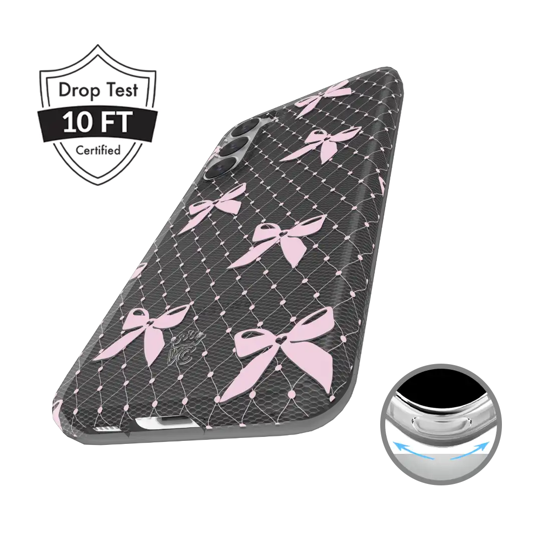 Lacy Pink Bows Samsung Case
