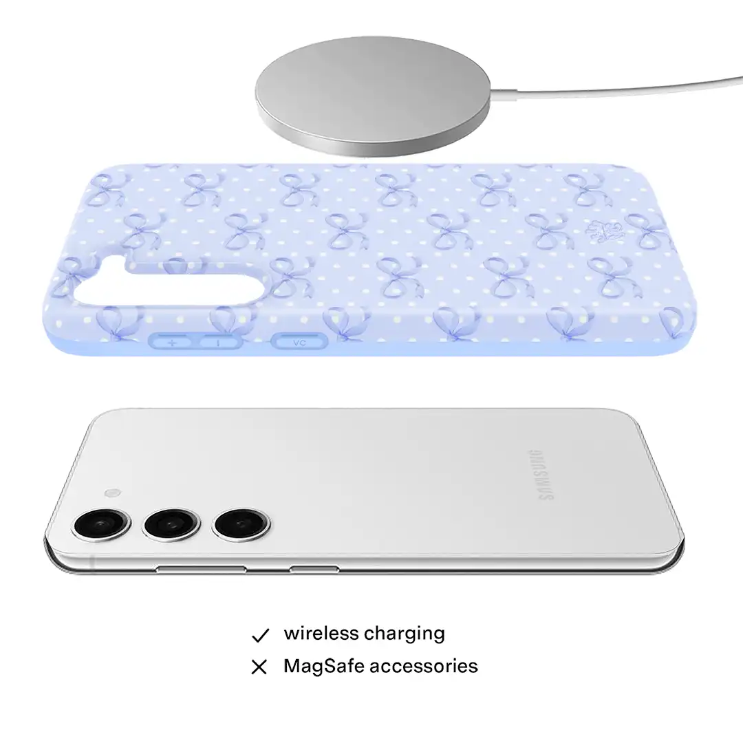 Lovely Blue Bows Samsung Case