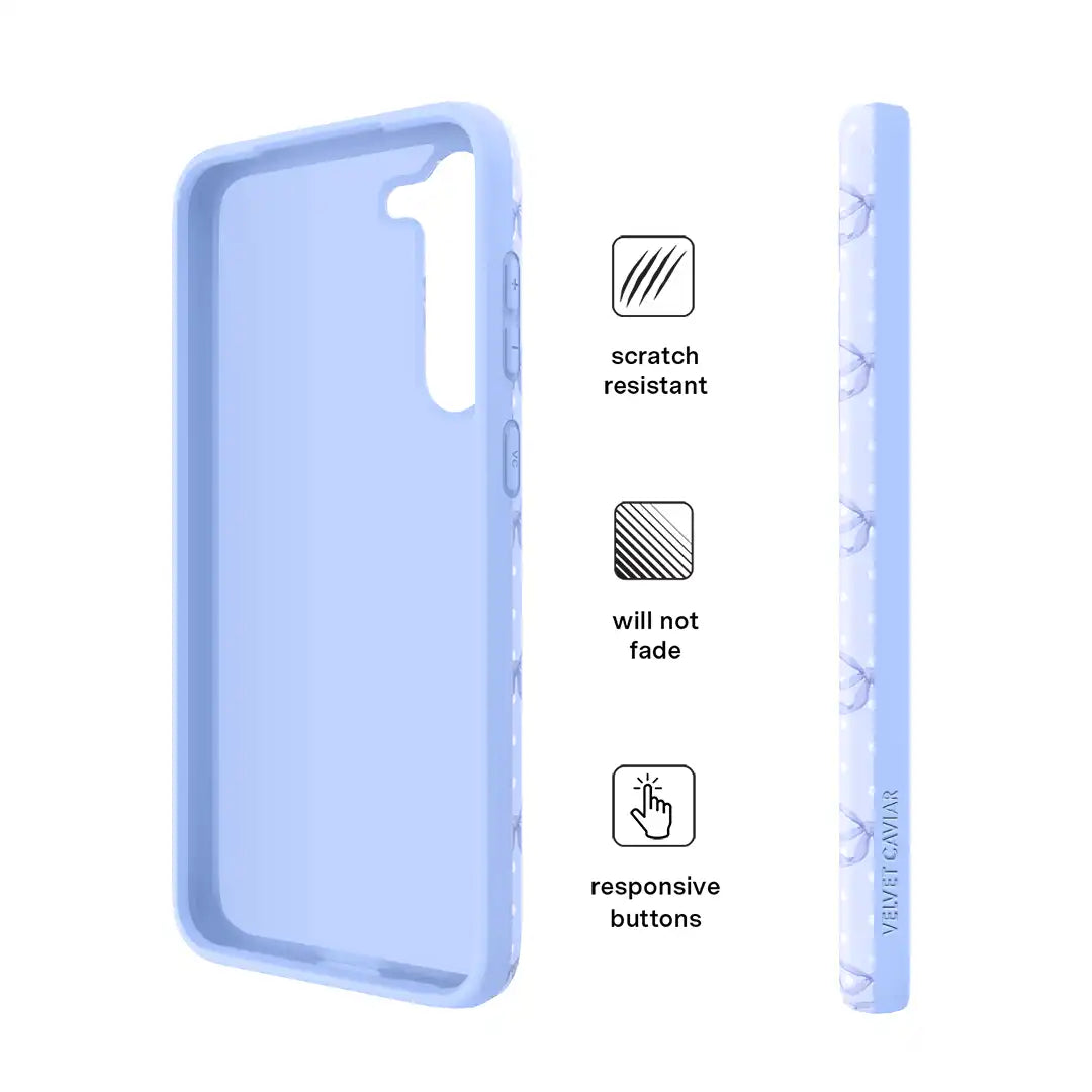 Lovely Blue Bows Samsung Case