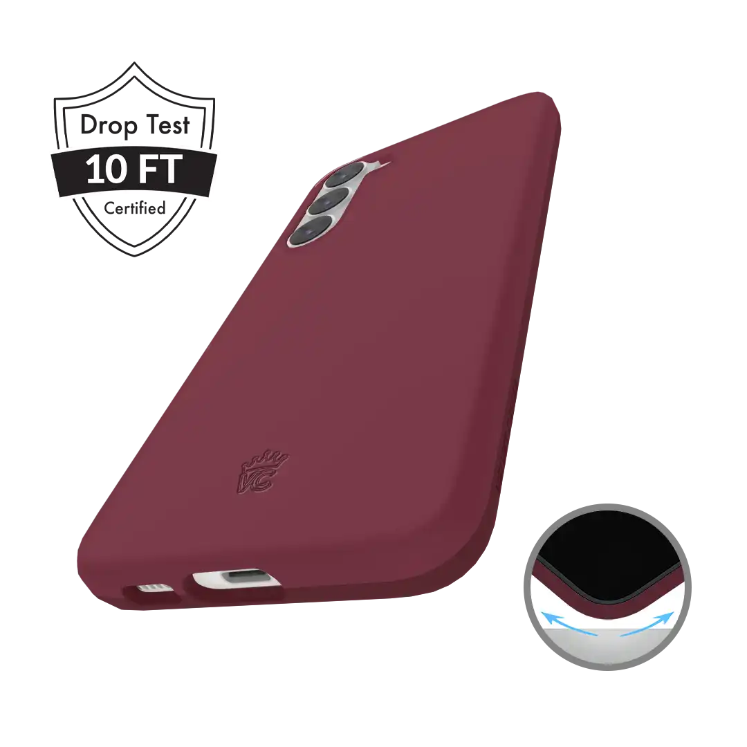 Burgundy 1990 Samsung Case