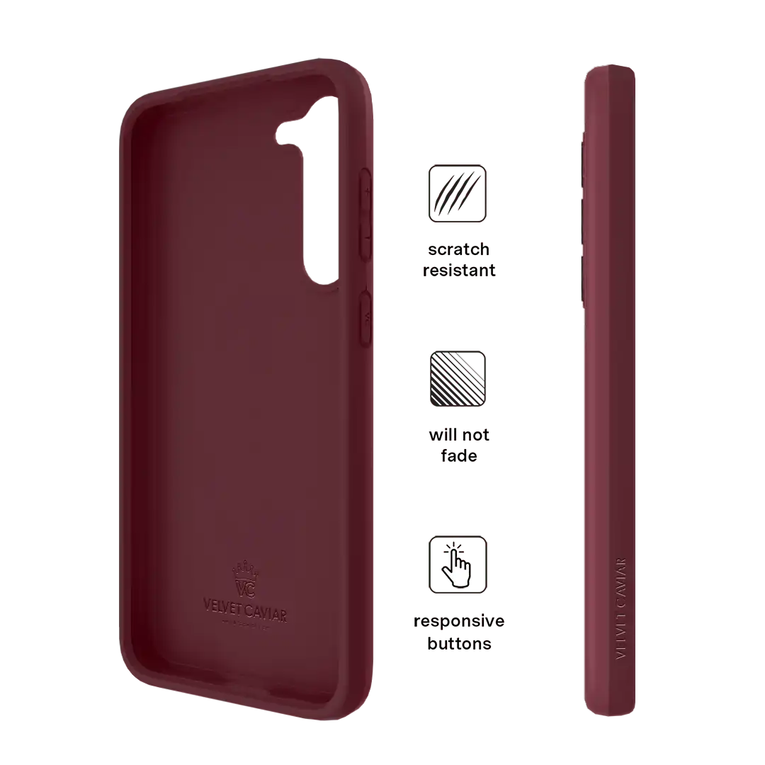 Burgundy 1990 Samsung Case