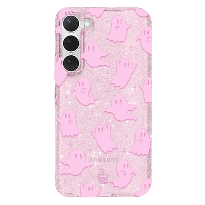 Ghosted Pink Glitter Samsung Case