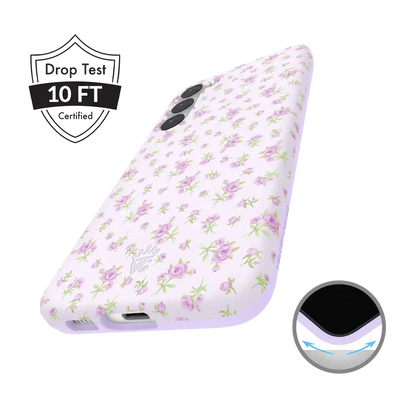 Dainty Lilac Floral Samsung Case