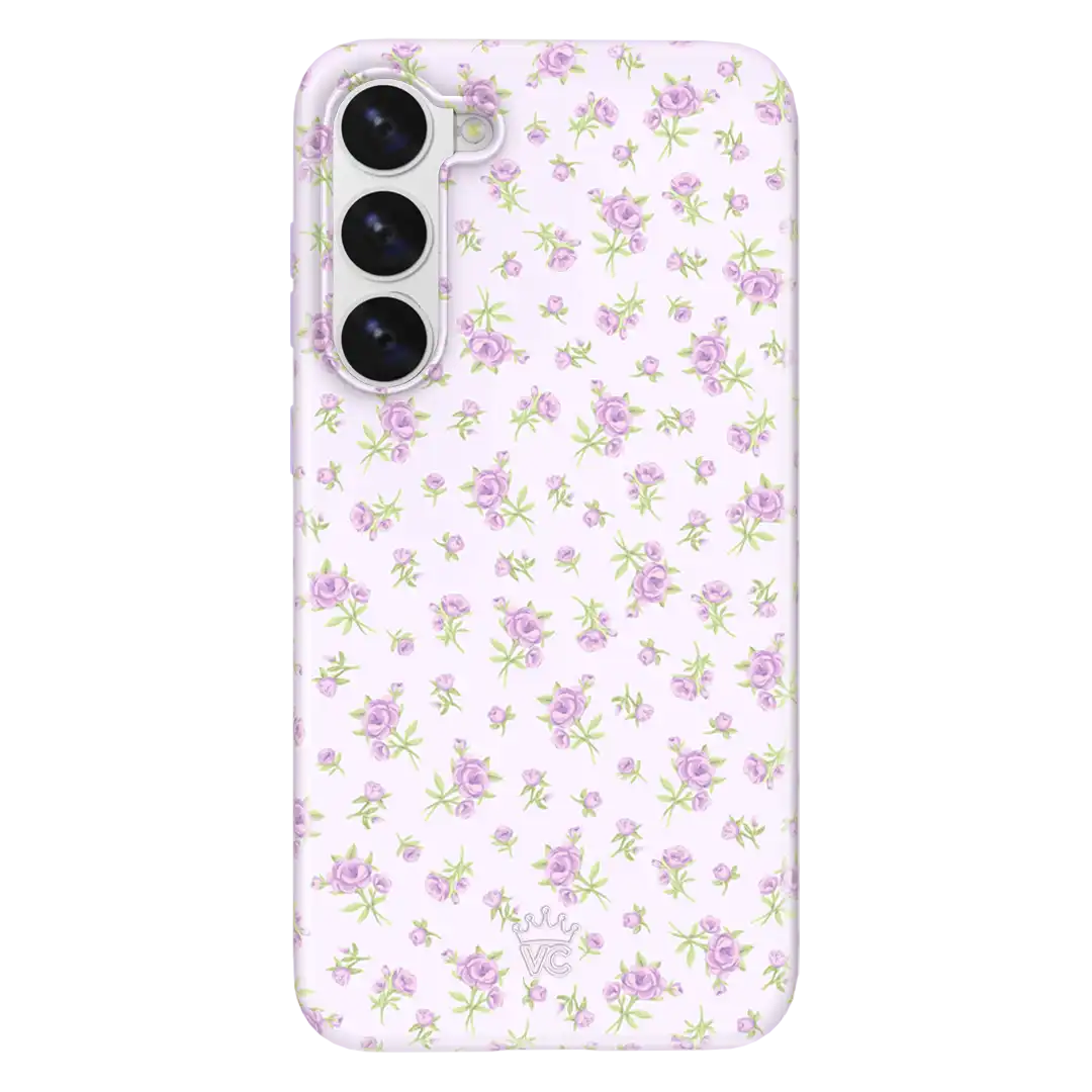 Dainty Lilac Floral Samsung Case