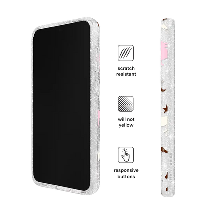 Pink Pony Glitter Samsung Case