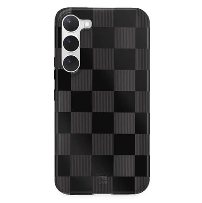 Noir Vibe Checkered Samsung Case