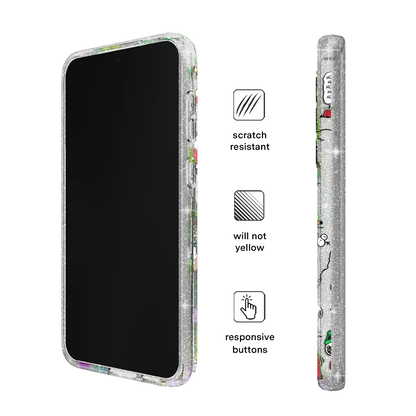 Snoopy Christmas Glitter Samsung Case