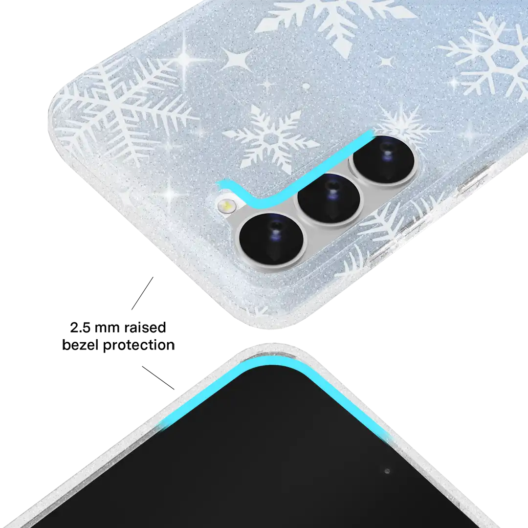 Snow Angel Glitter Samsung Case