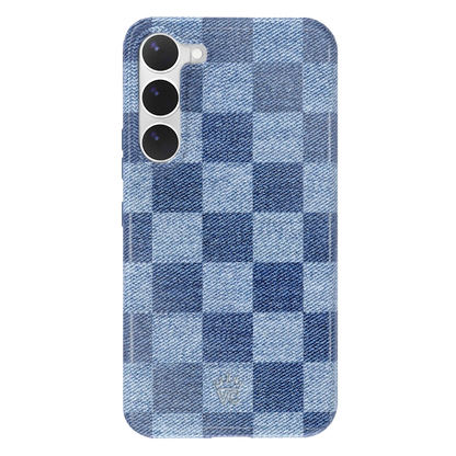 Denim Vibe Checkered Samsung Case