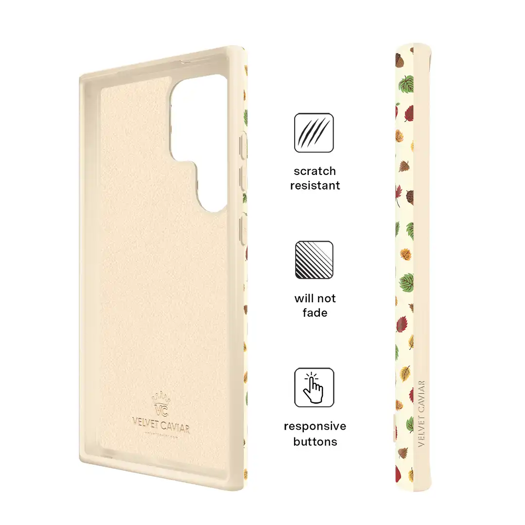 Snoopy Autumn Leaves Samsung Case