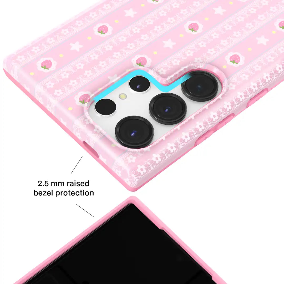 Strawberry Macaron Samsung Case