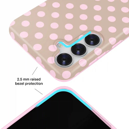 Brown Sugar Polka Dot Samsung Case