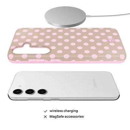 Brown Sugar Polka Dot Samsung Case