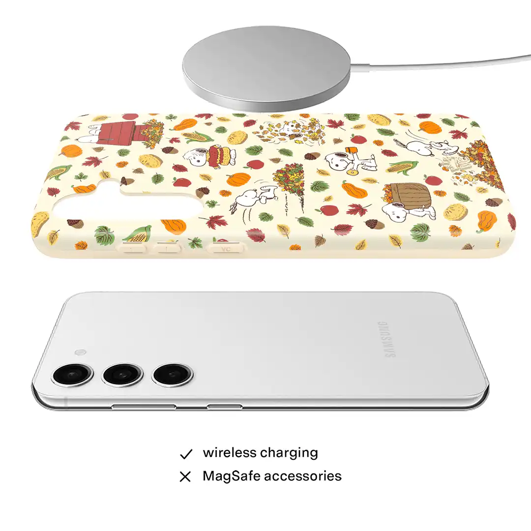 Snoopy Autumn Leaves Samsung Case
