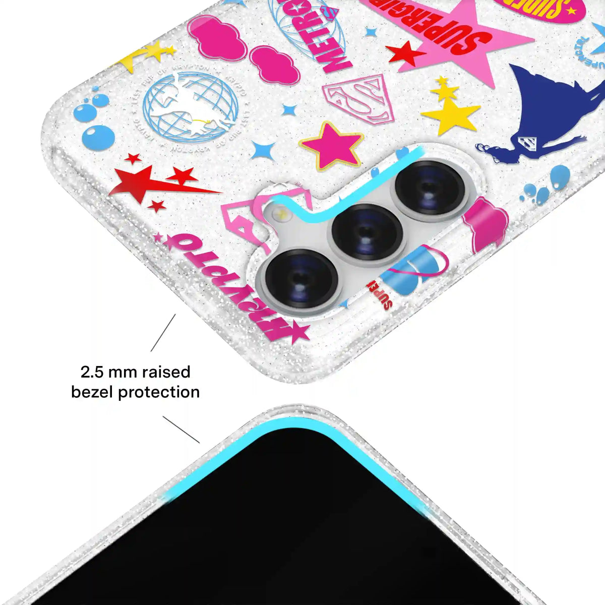 Supergirl Krypto Glitter Samsung Case