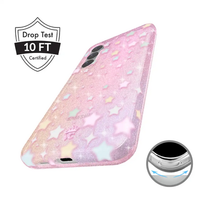 Falling Star Glitter Samsung Case