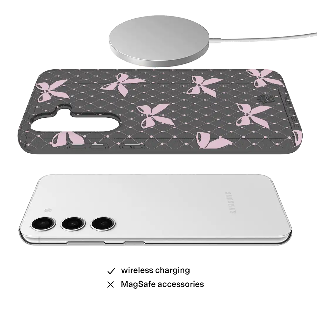 Lacy Pink Bows Samsung Case