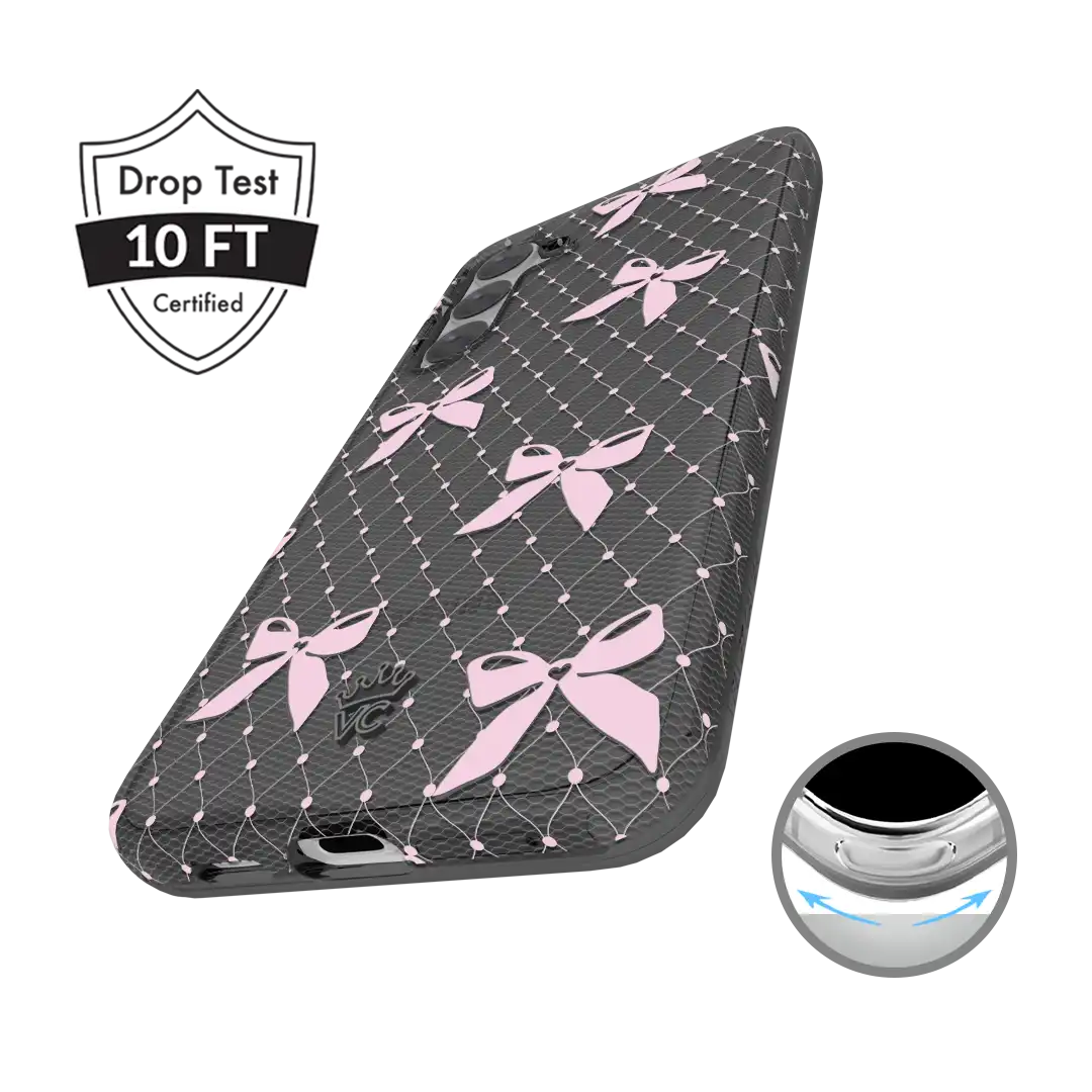 Lacy Pink Bows Samsung Case