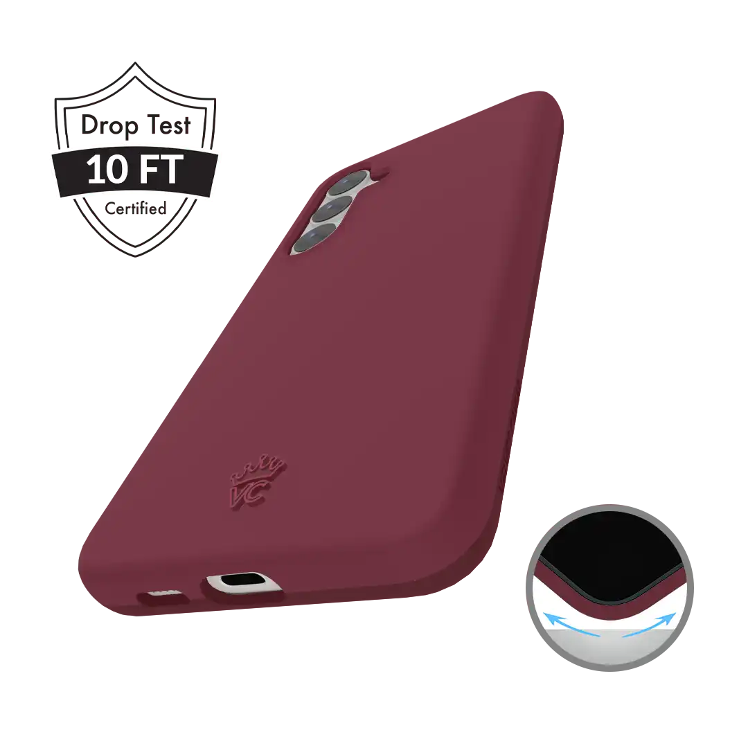 Burgundy 1990 Samsung Case