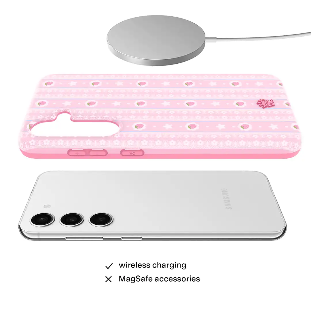 Strawberry Macaron Samsung Case
