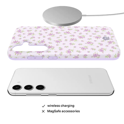 Dainty Lilac Floral Samsung Case