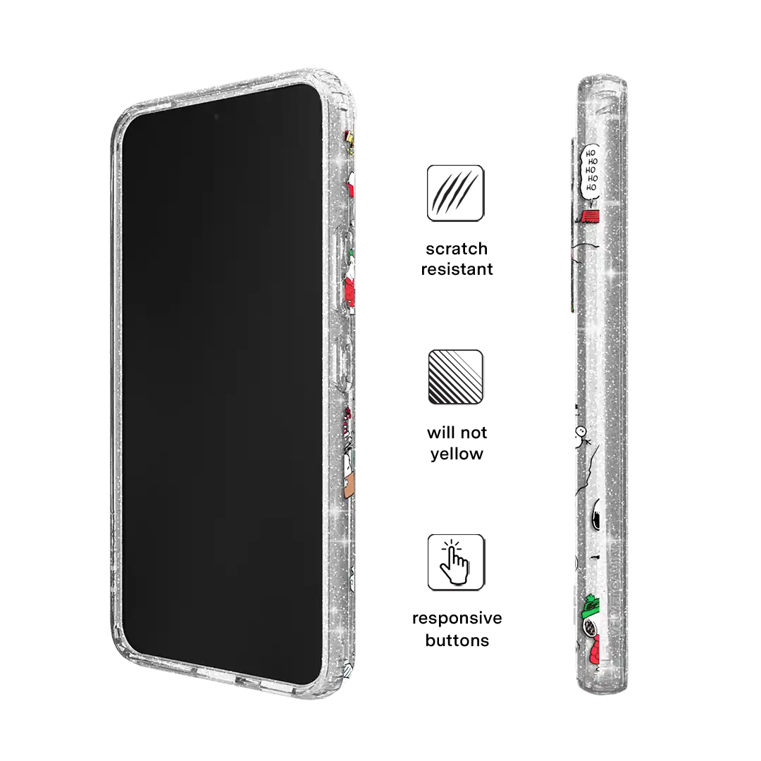 Snoopy Christmas Glitter Samsung Case