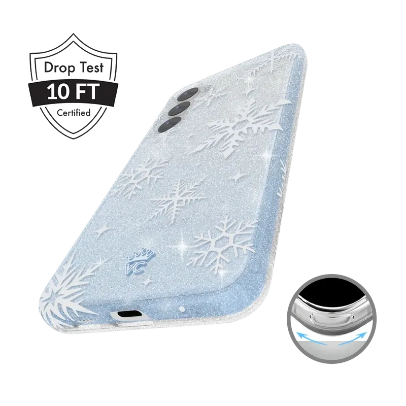 Snow Angel Glitter Samsung Case