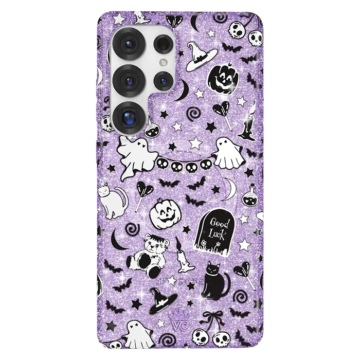 Witchy Lilac Glitter Samsung Case
