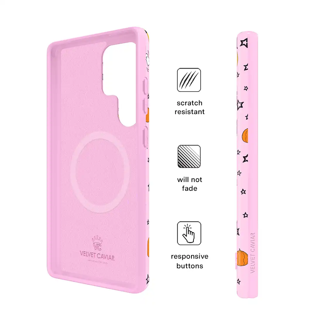 Snoopy Pink Pumpkins Samsung Case