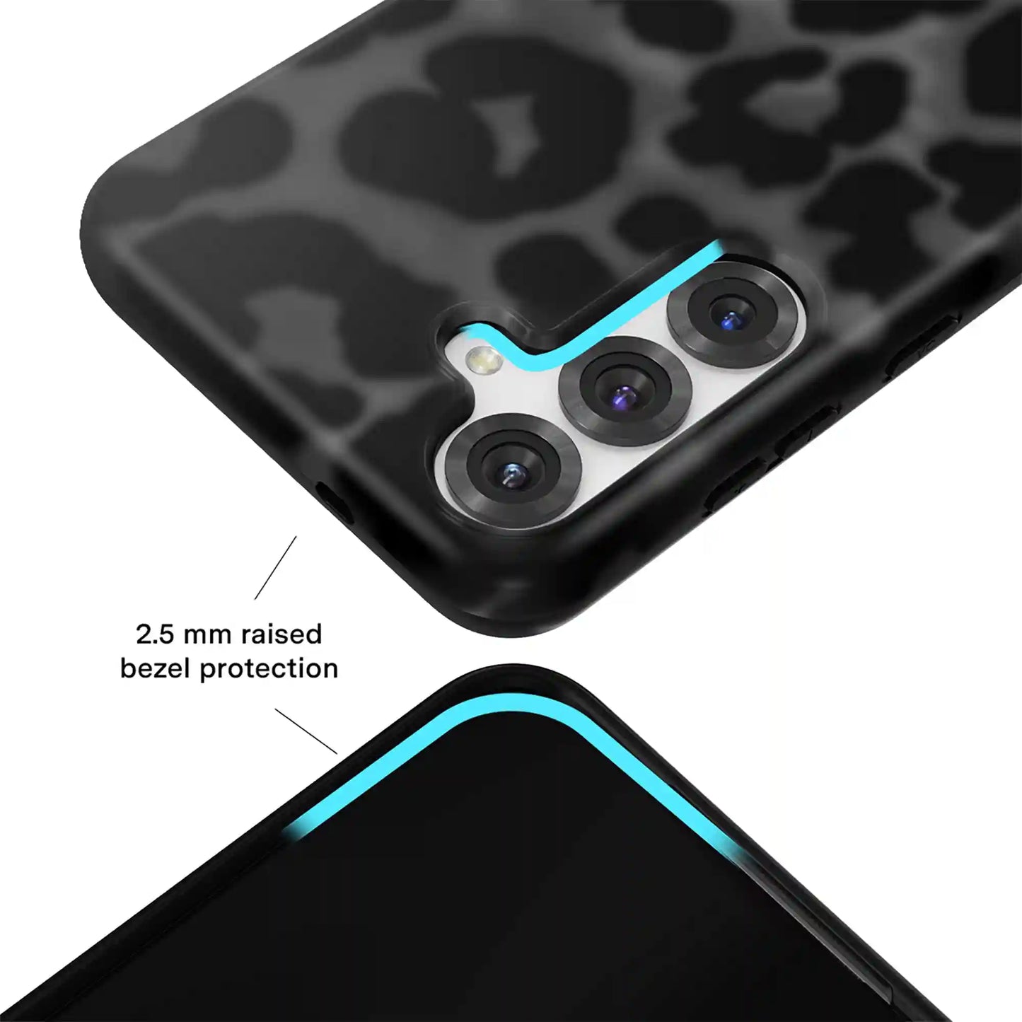 It Girl Black Leopard Samsung Case