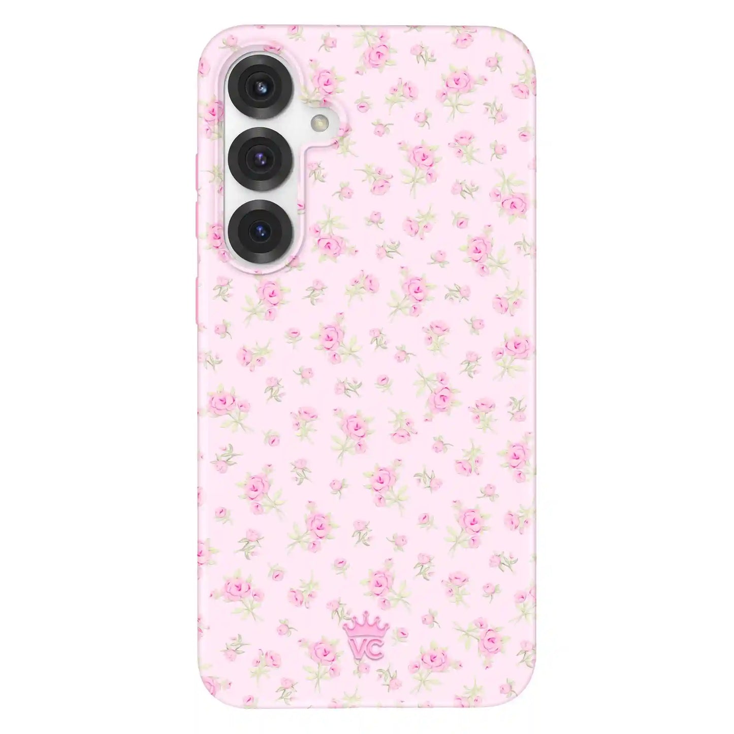 Dainty Pink Floral Samsung Case