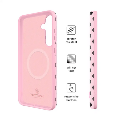 Princess Pink Polka Dot Samsung Case