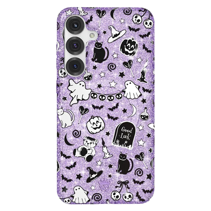 Witchy Lilac Glitter Samsung Case